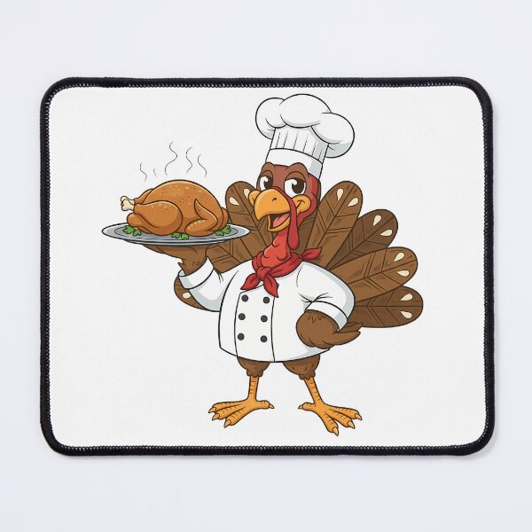 Item preview, Thanksgiving Turkey Chef | Funny Cartoon Cook with Roast designed and sold by hn79.