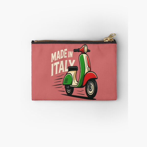 Item preview, Retro Vespa Ride – Made in Italy Flag Style designed and sold by Globalcitytees.