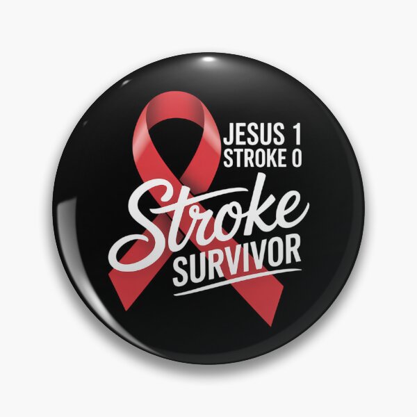 Item preview, Christian Stroke Survivor Awareness Ribbon designed and sold by tearbytea.