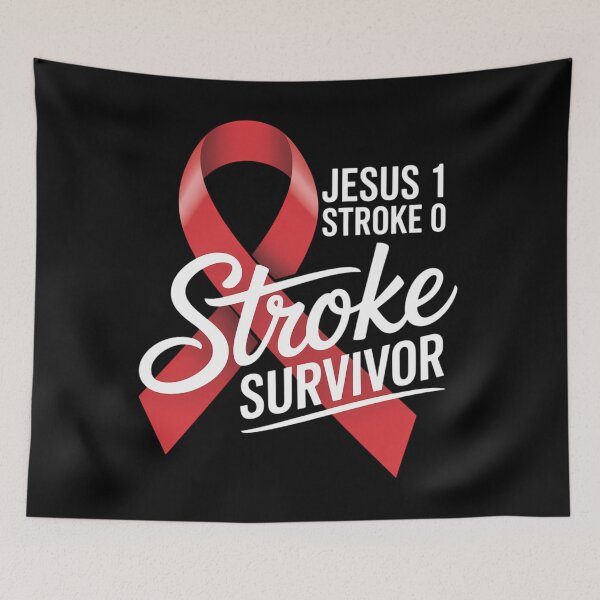 Item preview, Christian Stroke Survivor Awareness Ribbon designed and sold by tearbytea.