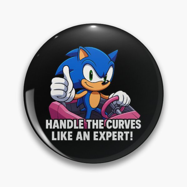 Item preview, Sonic Handles Curves Like An Expert Classic T-Shirt designed and sold by traceyjamiedap.
