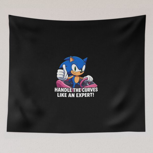 Item preview, Sonic Handles Curves Like An Expert Classic T-Shirt designed and sold by traceyjamiedap.
