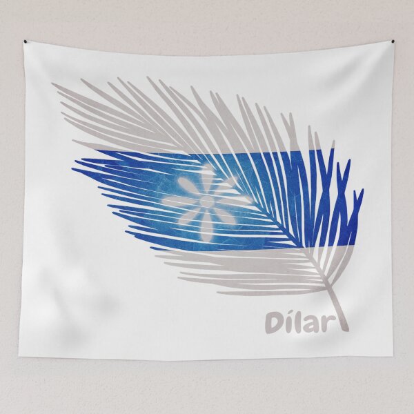 Item preview, Abstract Flag of Dilar – Feather Shape Design designed and sold by ArteJorge48.