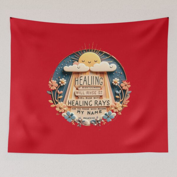 Item preview,  Healing Rays of the Righteous Sun – Malachi 4:2,  designed and sold by PaintMeWorld.