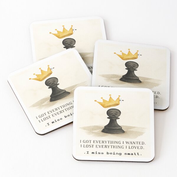 Item preview, I Got Everything I Wanted. I Lost Everything I Loved. (Black Pawn Variant) designed and sold by PawnShiftGoods.