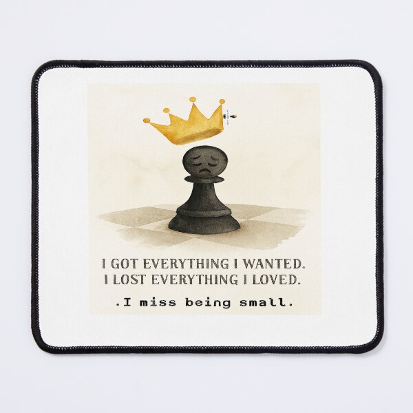 Item preview, I Got Everything I Wanted. I Lost Everything I Loved. (Black Pawn Variant) designed and sold by PawnShiftGoods.