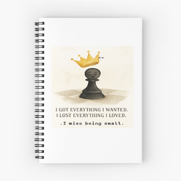 Item preview, I Got Everything I Wanted. I Lost Everything I Loved. (Black Pawn Variant) designed and sold by PawnShiftGoods.