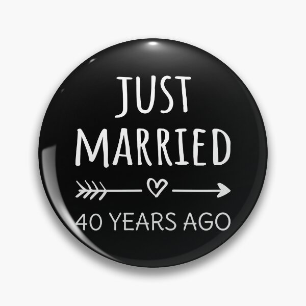 Item preview, Just Married 40 Years Ago I designed and sold by Lemon Pepper.