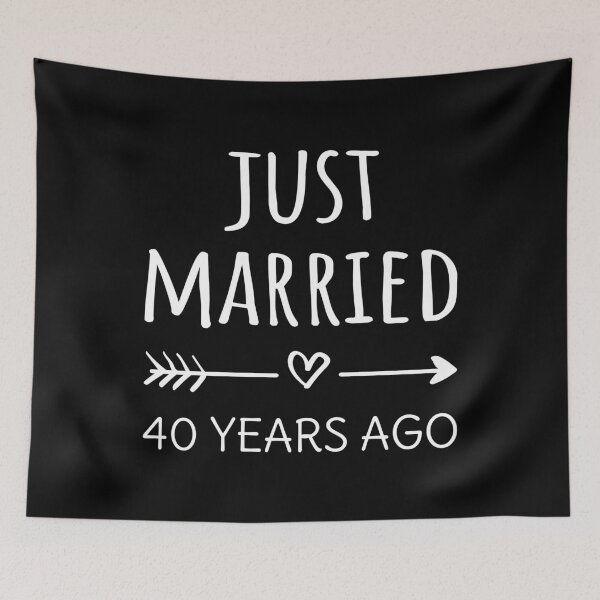 Item preview, Just Married 40 Years Ago I designed and sold by Lemon Pepper.