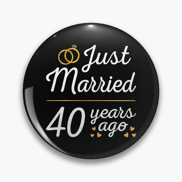 Item preview, Just Married 40 Years Ago II designed and sold by Lemon Pepper.