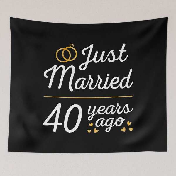 Item preview, Just Married 40 Years Ago II designed and sold by Lemon Pepper.
