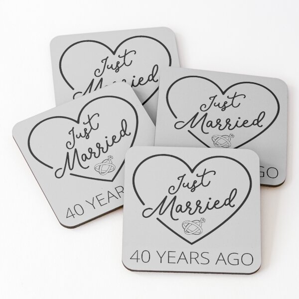 Item preview, Just Married 40 Years Ago III designed and sold by Lemon Pepper.
