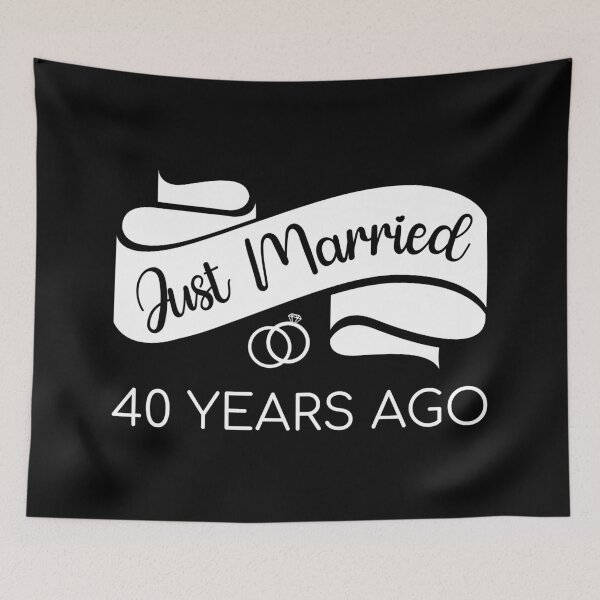 Item preview, Just Married 40 Years Ago V designed and sold by Lemon Pepper.