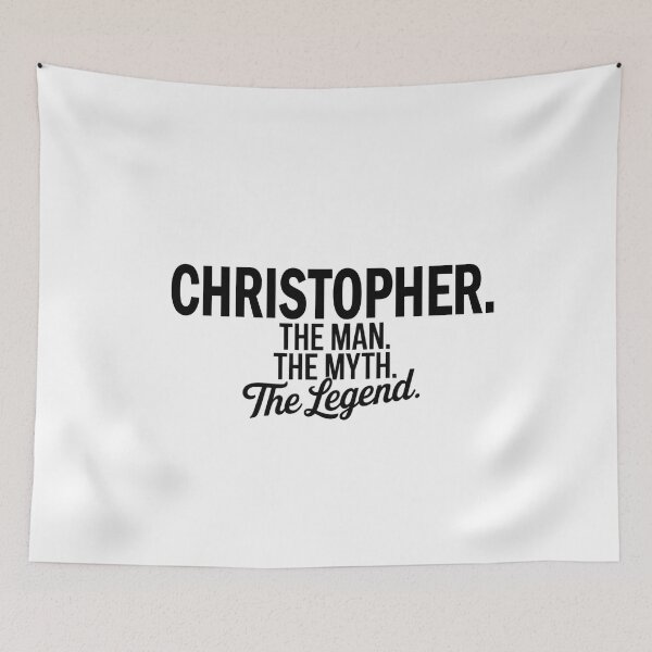 Item preview, Christopher Name Christopher The Man The Myth The legend designed and sold by Watsonarts.