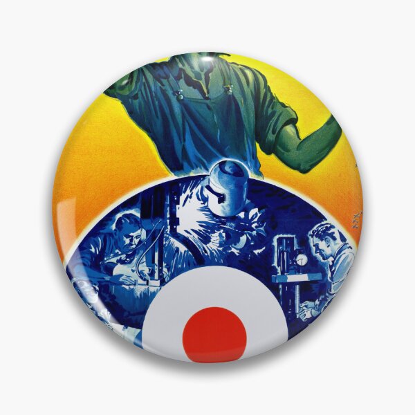 Item preview, Roll 'em Out WWII Propaganda Poster | Aircraft Production | Canadian Contribution | Vivid Color Scheme & Heroic Imagery designed and sold by artofuniverse.