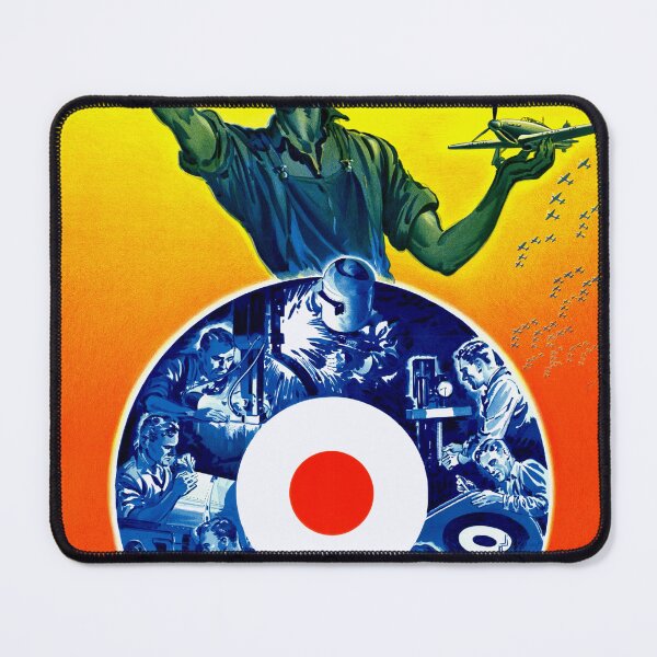 Item preview, Roll 'em Out WWII Propaganda Poster | Aircraft Production | Canadian Contribution | Vivid Color Scheme & Heroic Imagery designed and sold by artofuniverse.