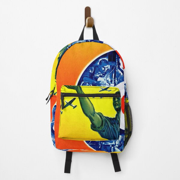 Item preview, Roll 'em Out WWII Propaganda Poster | Aircraft Production | Canadian Contribution | Vivid Color Scheme & Heroic Imagery designed and sold by artofuniverse.