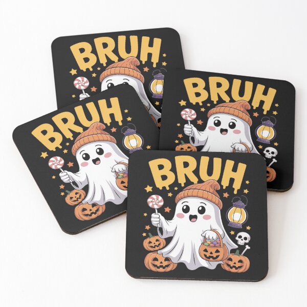 Item preview, Bruh Ghost Halloween Cute Ghost Trick Or Treat Candy designed and sold by tabdejinti.