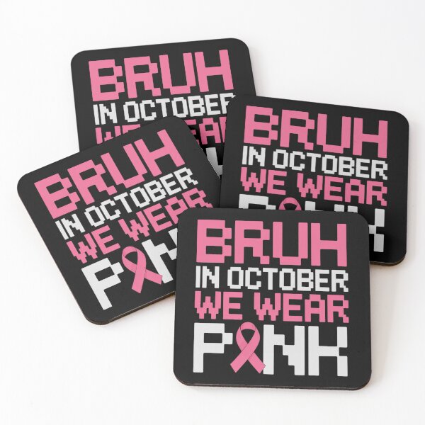 Item preview, Bruh in October We Wear Pink Gamer Breast Cancer designed and sold by tabdejinti.
