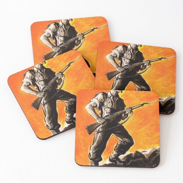 Item preview, Salute the Soldier WWII Poster | British Propaganda Art | Bold Colors & Strong Contrast | Heroic Soldier Illustration designed and sold by artofuniverse.