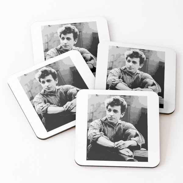Item preview, B Dylan Monochrome Classic Folk Portrait Vintage Black  White Style designed and sold by OldVue.