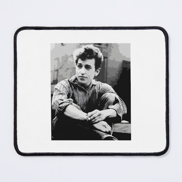 Item preview, B Dylan Monochrome Classic Folk Portrait Vintage Black  White Style designed and sold by OldVue.