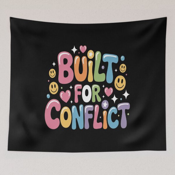 Item preview, Built for Conflict Sarcastic Attitude Tension designed and sold by tabdejinti.
