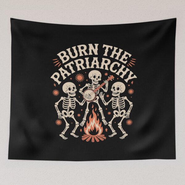 Item preview, Burn The Patriarchy Skeleton Dance Empowerment Art Festival designed and sold by tabdejinti.
