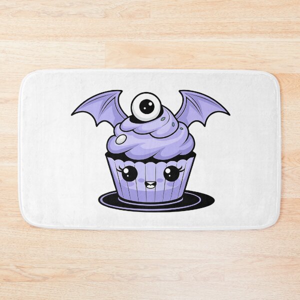 Item preview, Cute Monster Cupcake Kawaii Halloween Eyeball Bat Design designed and sold by styleonestaa.