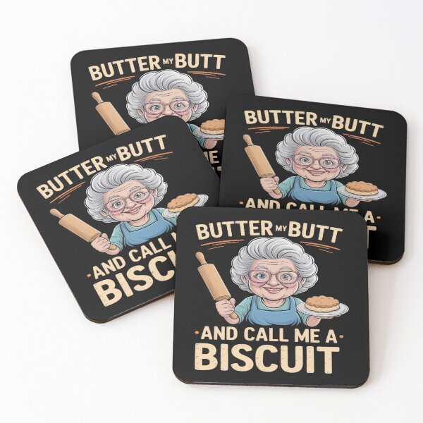 Item preview, Butter My Butt and Call Me a Biscuit – Retro Southern Sass designed and sold by tabdejinti.
