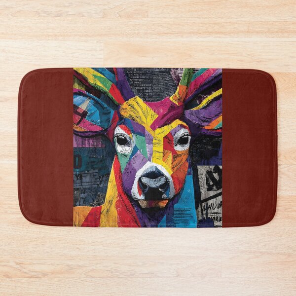 Item preview, Protect the Wild Stag - Dynamic Colorful Design with Contrasting Background and Detail designed and sold by OlfactoART Studio.