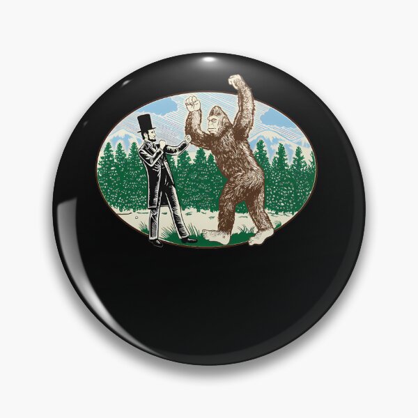Item preview, Abe Lincoln Sasquatch Hunter Bigfoot Logo designed and sold by InzanaXochi.