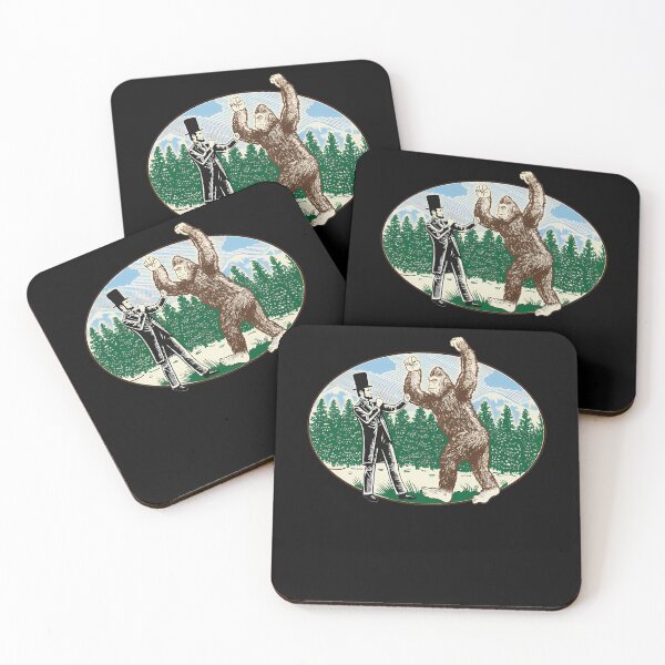 Item preview, Abe Lincoln Sasquatch Hunter Bigfoot Logo designed and sold by InzanaXochi.