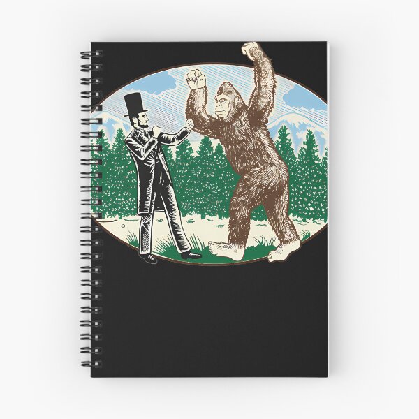Item preview, Abe Lincoln Sasquatch Hunter Bigfoot Logo designed and sold by InzanaXochi.