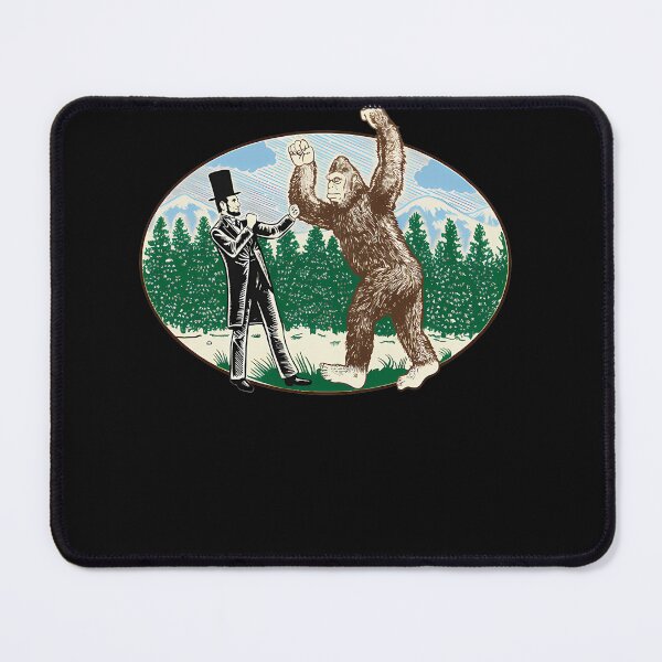 Item preview, Abe Lincoln Sasquatch Hunter Bigfoot Logo designed and sold by InzanaXochi.