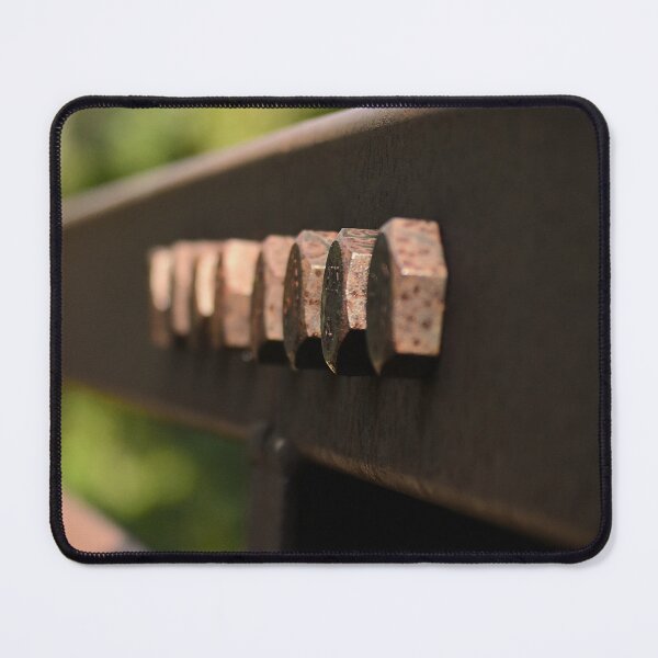 Item preview, Close-Up of Rusty Outdoor Bolts designed and sold by MercerImages.