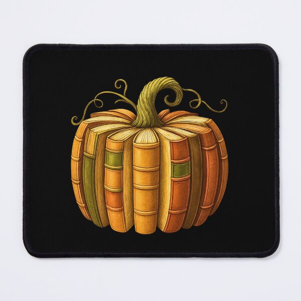 Item preview, Fall Pumpkin Made of Books Reading Halloween Autumn Design designed and sold by JerdbordinShop.