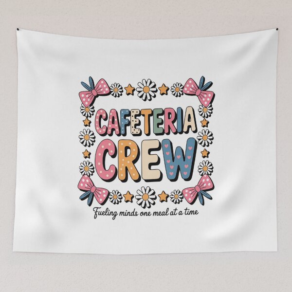 Item preview, Cafeteria Crew Fueling Minds One Meal Quote designed and sold by tabdejinti.