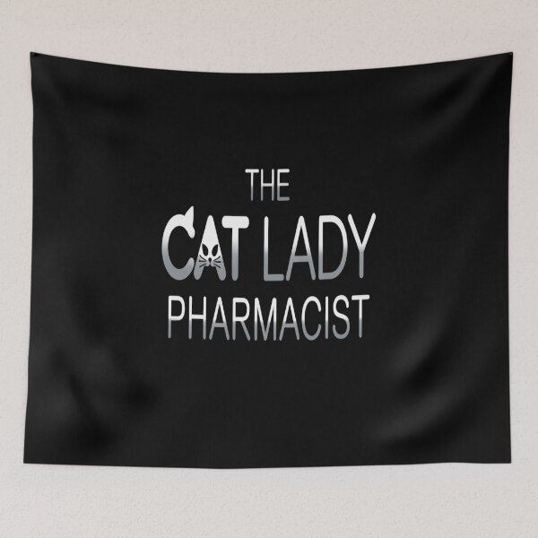 Item preview, Calico The Cat Lady Pharmacist designed and sold by tabdejinti.