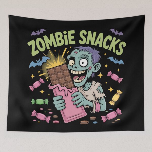 Item preview, The Zombie's Craving: This fun and vibrant T-shirt design is a hilarious take on the classic zombie. For the Halloween Festive Season designed and sold by Grang Art Artistic Designs.