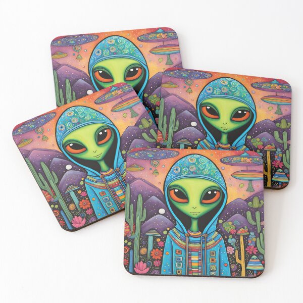 Item preview, Alien visiting Mexico designed and sold by Colin Bentham.