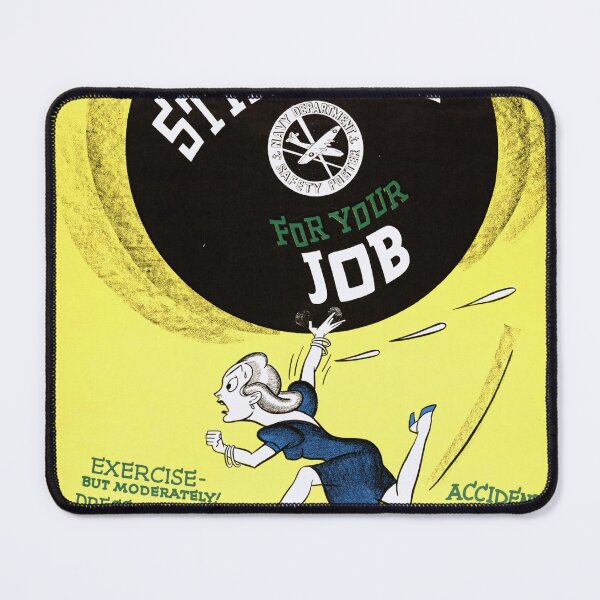 Item preview, Vintage WWII Safety Poster | Save Your Strength for Your Job by Chuck Thorndike | Navy Department Art Print designed and sold by artofuniverse.