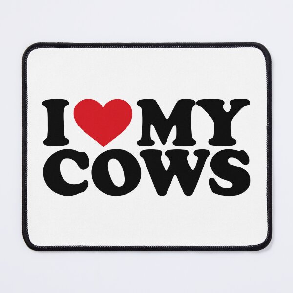 Item preview, I ❤️ My Cows – Cute Farm Animal Lover Design designed and sold by EmeraldeaArt.