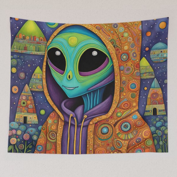 Item preview, Alien visiting Mexico designed and sold by Colin Bentham.