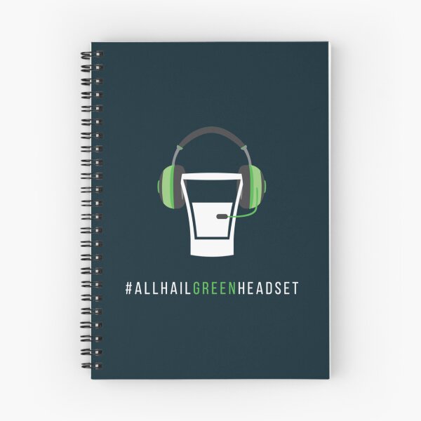 Item preview, All Hail Green Headset   designed and sold by dinaryWeirdosty.