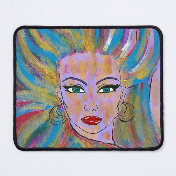 Item preview, Girl with colorful hair  designed and sold by ArtDesignDinaR.