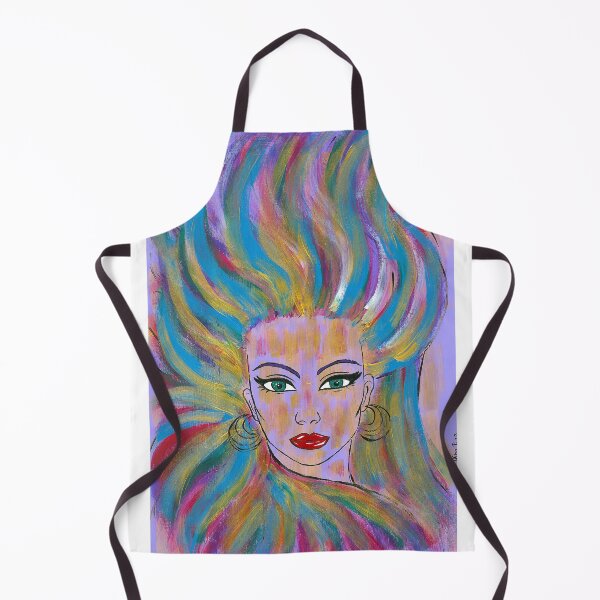 Item preview, Girl with colorful hair  designed and sold by ArtDesignDinaR.