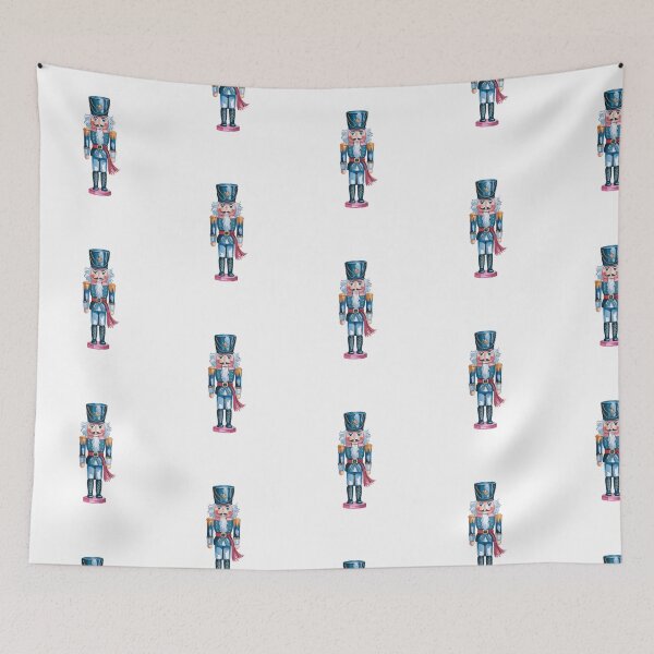 Item preview, watercolor nutcracker soldier Christmas  design designed and sold by SOUFIANE1991.