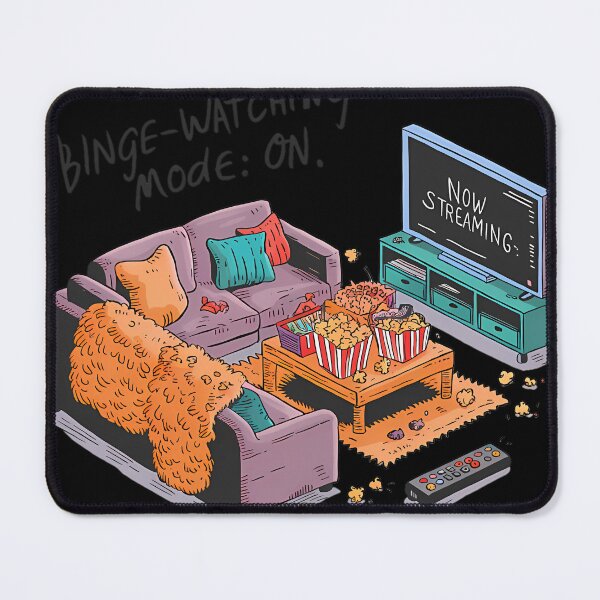 Artikelvorschau, Binge-Watching-Modus bei Cozy Streaming entworfen und verkauft von MaggieMarion.