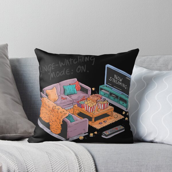 Artikelvorschau, Binge-Watching-Modus bei Cozy Streaming entworfen und verkauft von MaggieMarion.